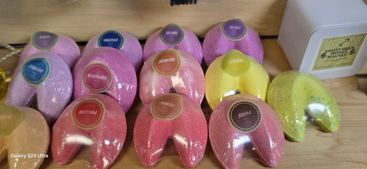 Energy Cleansing Fortune Cookie Bath bombs