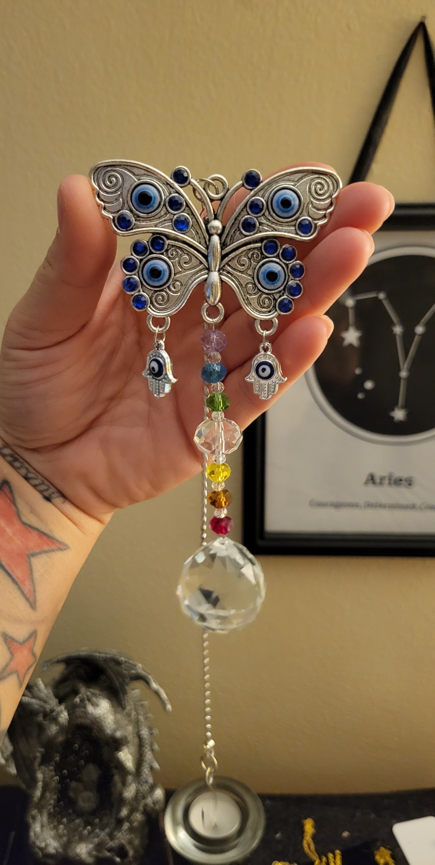 Evil Eye Sun Catchers Car Charm